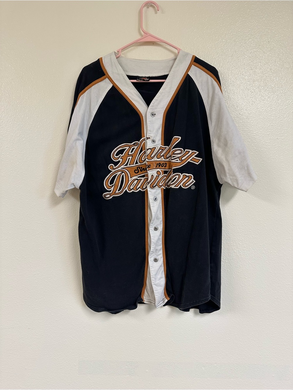 Harley-Davidson Baseball Jersey